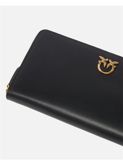 Portafoglio zip-around in pelle PINKO | 100250A0F1/Z99Q